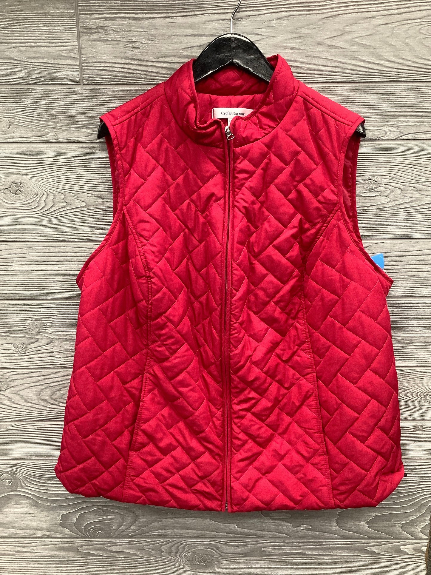 Vest Puffer & Quilted By Croft And Barrow  Size: 2x