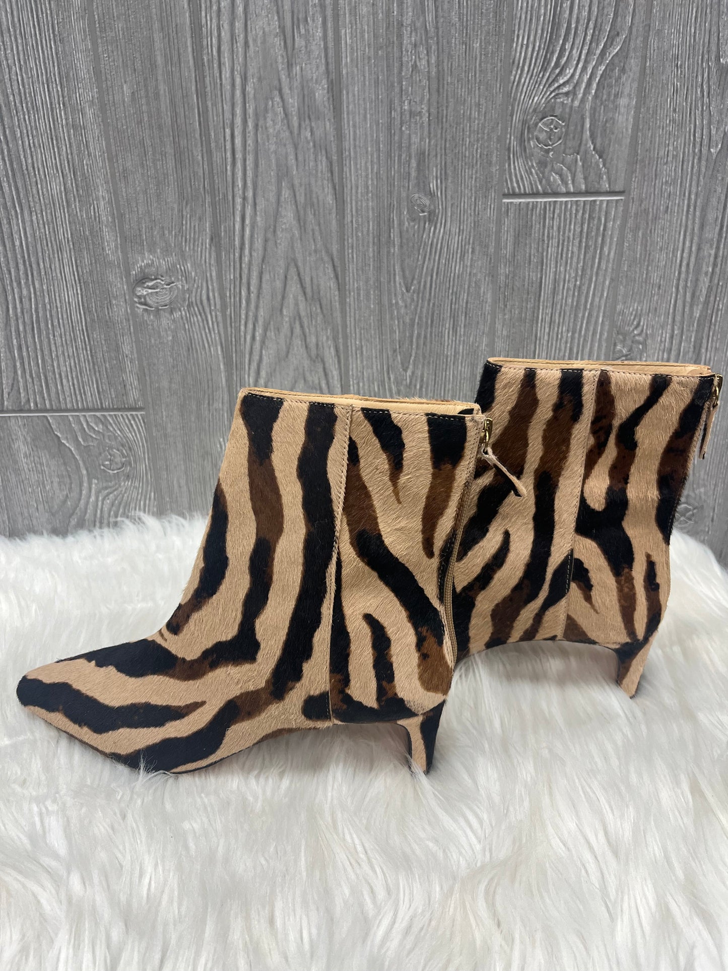 Boots Mid-calf Heels By J Crew  Size: 8