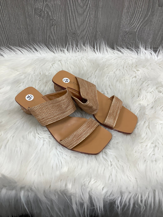 Sandals Heels Block By Cme  Size: 7.5