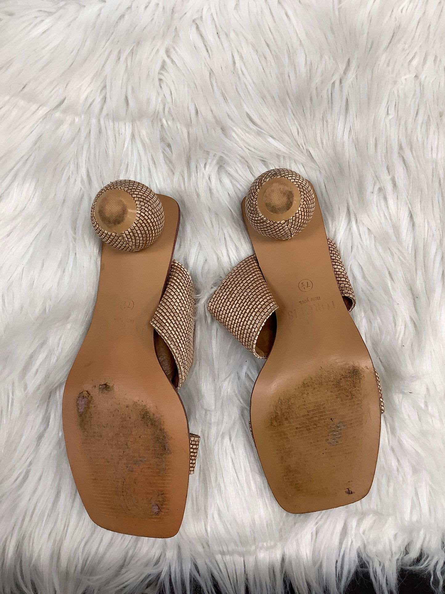 Sandals Heels Block By Cme  Size: 7.5