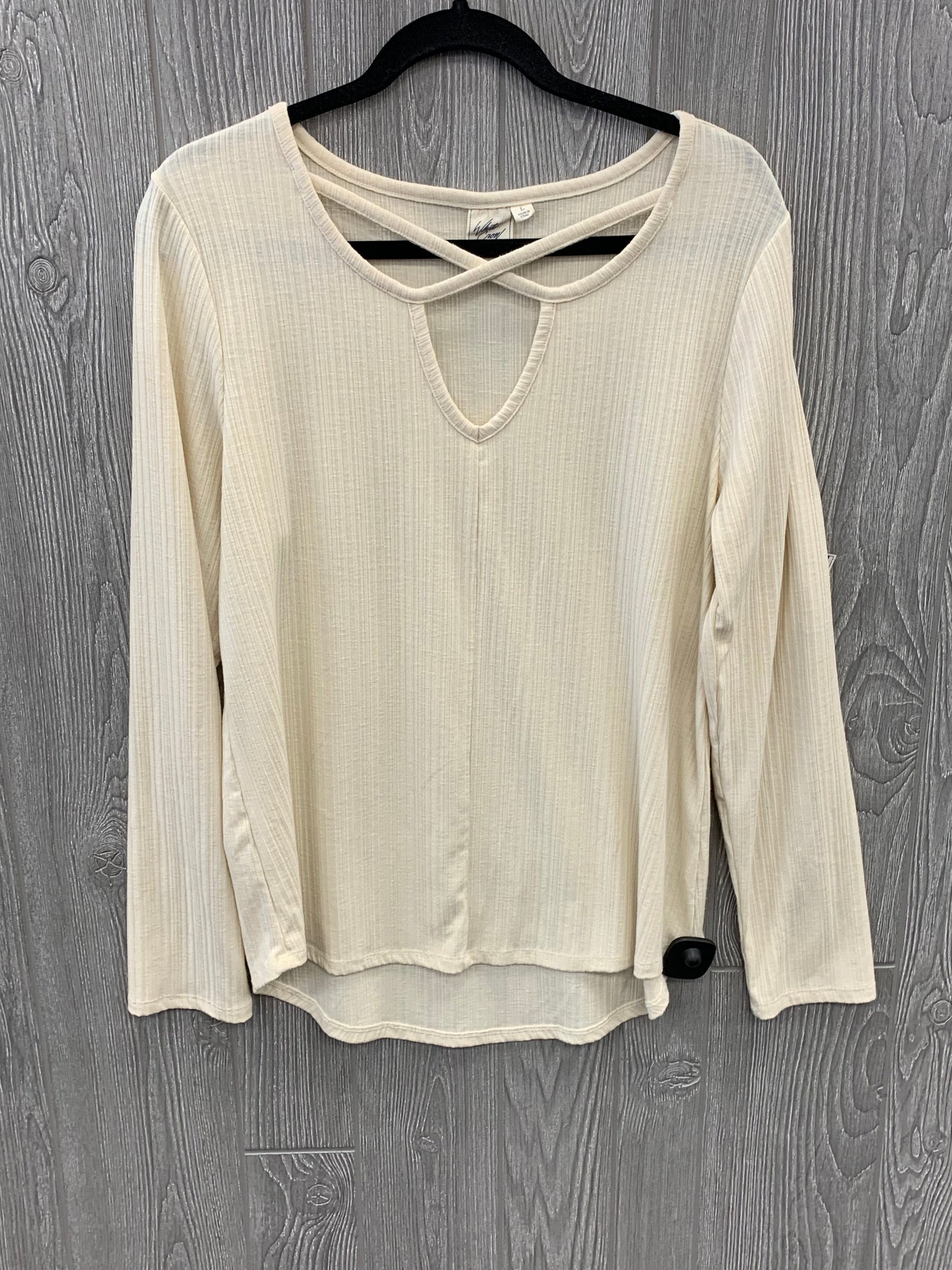 Top Long Sleeve By White Crow  Size: L