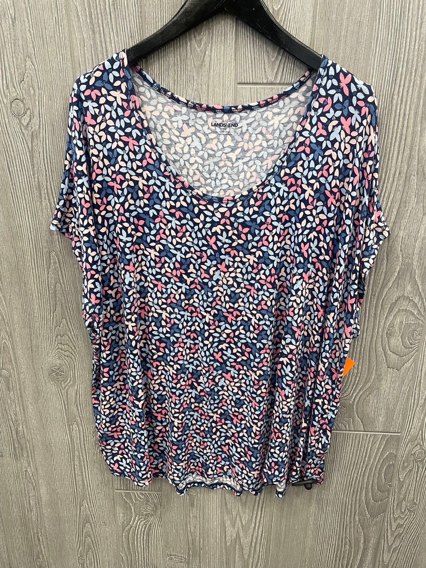 Top Short Sleeve Basic By Lands End  Size: 3x
