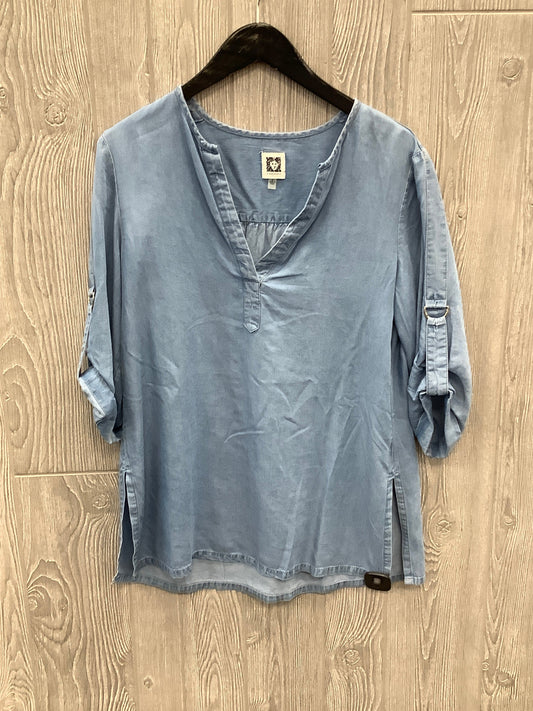 Top 3/4 Sleeve By Anne Klein  Size: S