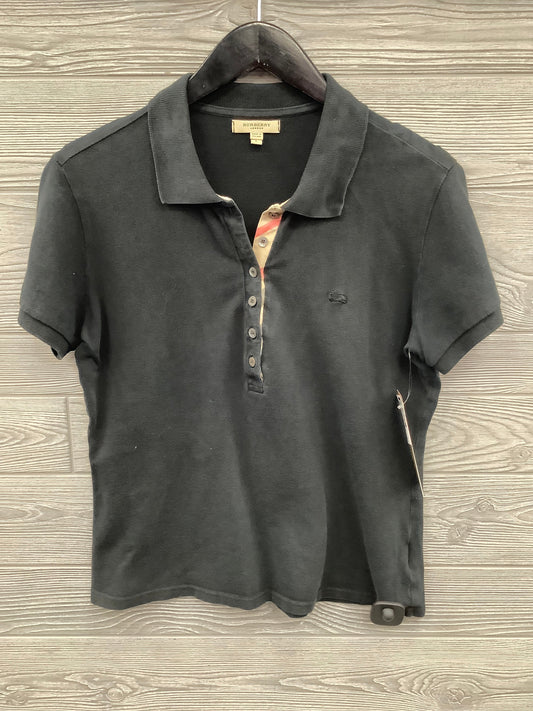 Top Short Sleeve Designer By Burberry  Size: L