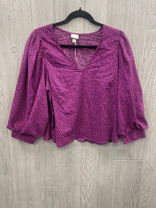 Blouse Long Sleeve By A New Day  Size: L