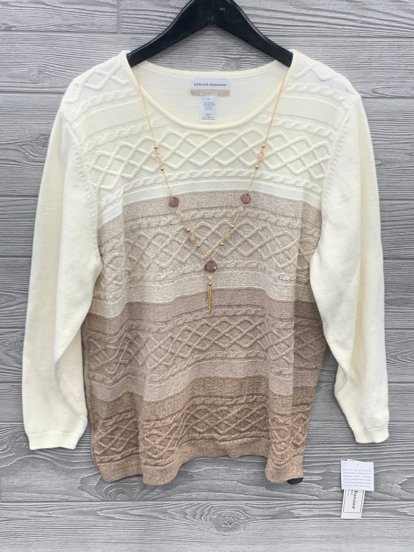 Sweater By Alfred Dunner  Size: 1x