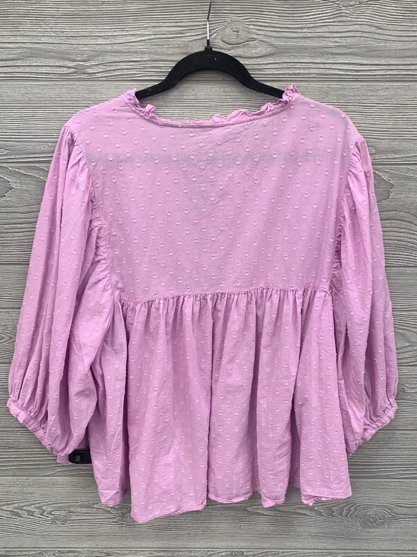 Blouse 3/4 Sleeve By Cato  Size: 3x