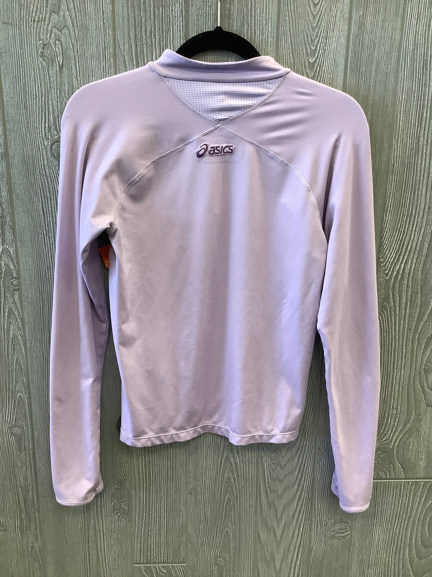 Athletic Top Long Sleeve Collar By Asics  Size: S