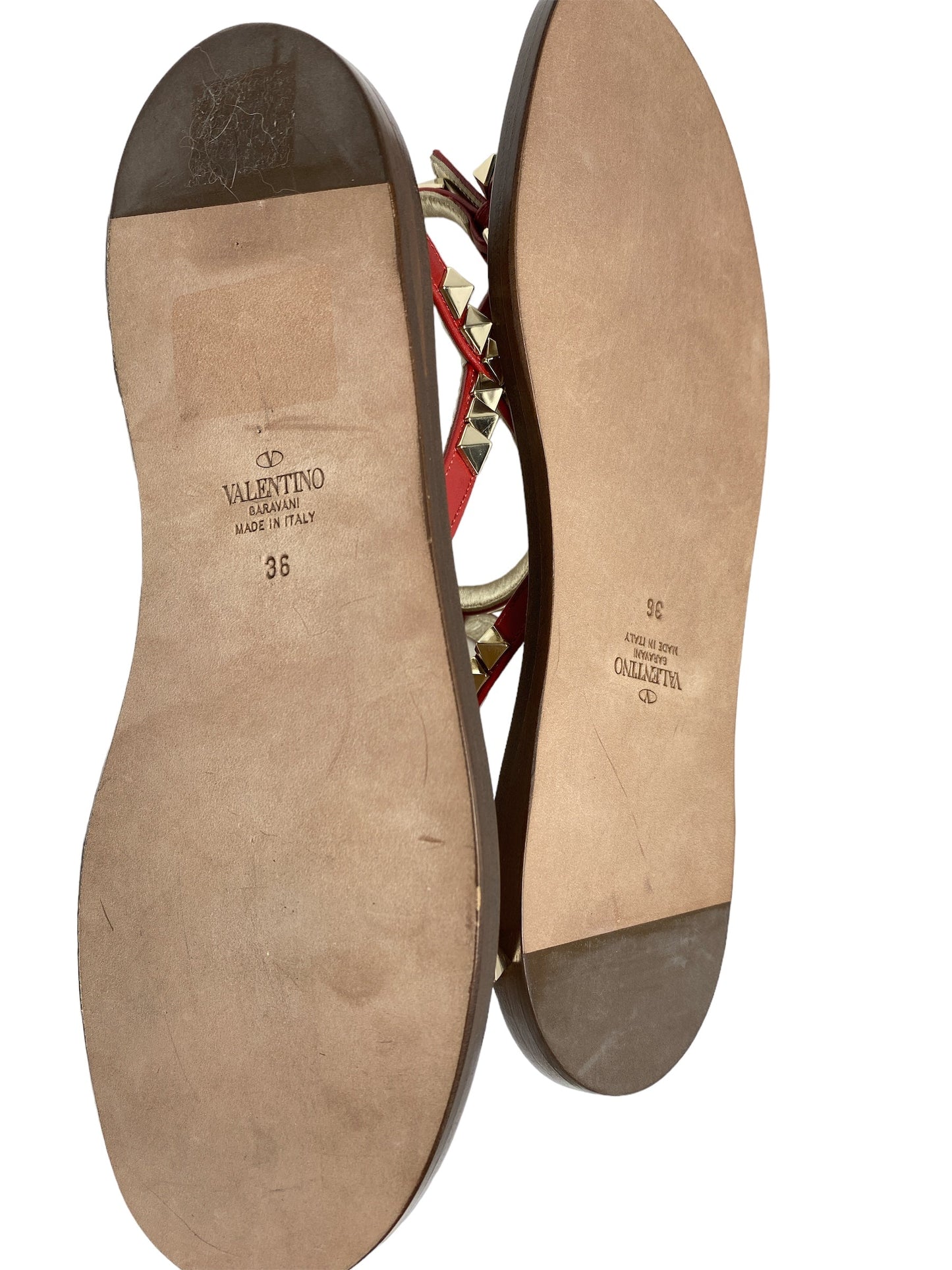 Sandals Luxury Designer By Valentino  Size: 6