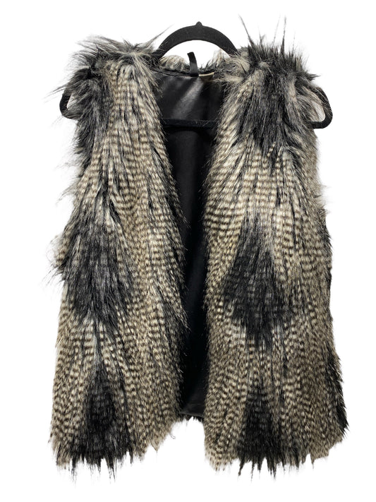 Vest Faux Fur & Sherpa By Divided  Size: M