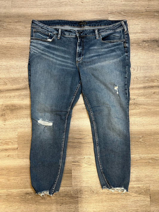 Jeans Relaxed/boyfriend By Silver  Size: 22