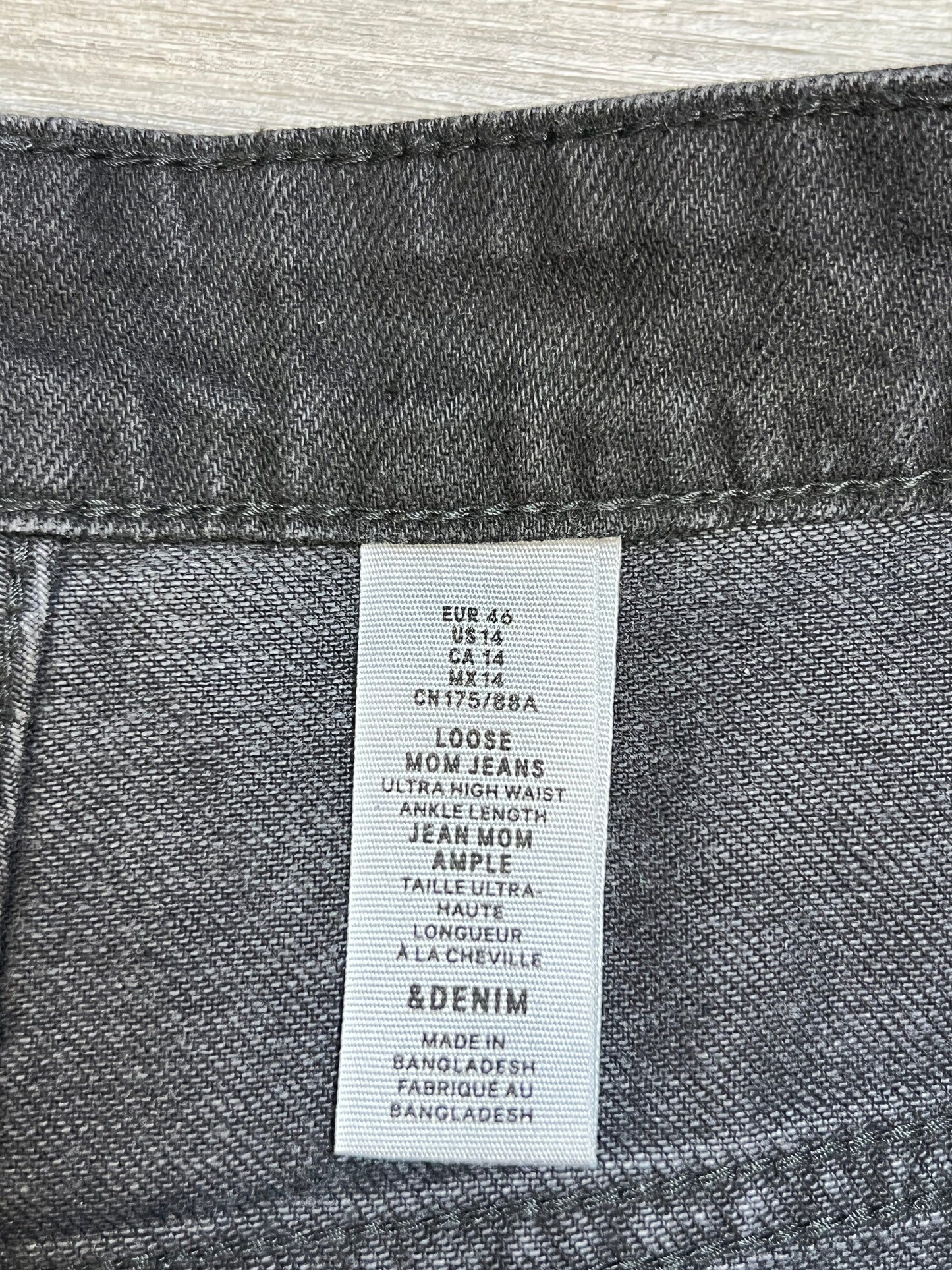 Jeans Straight By H&m  Size: 14
