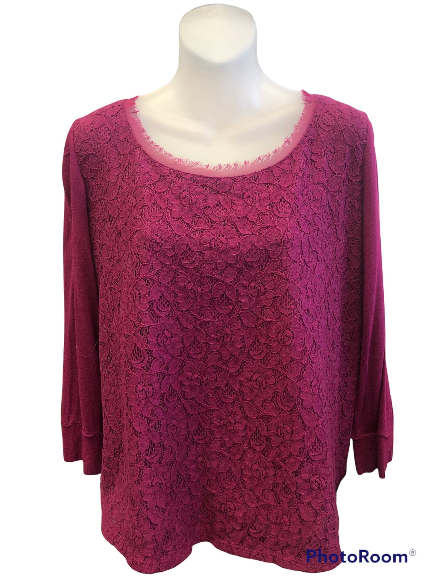 Top Long Sleeve By Lauren Conrad  Size: L