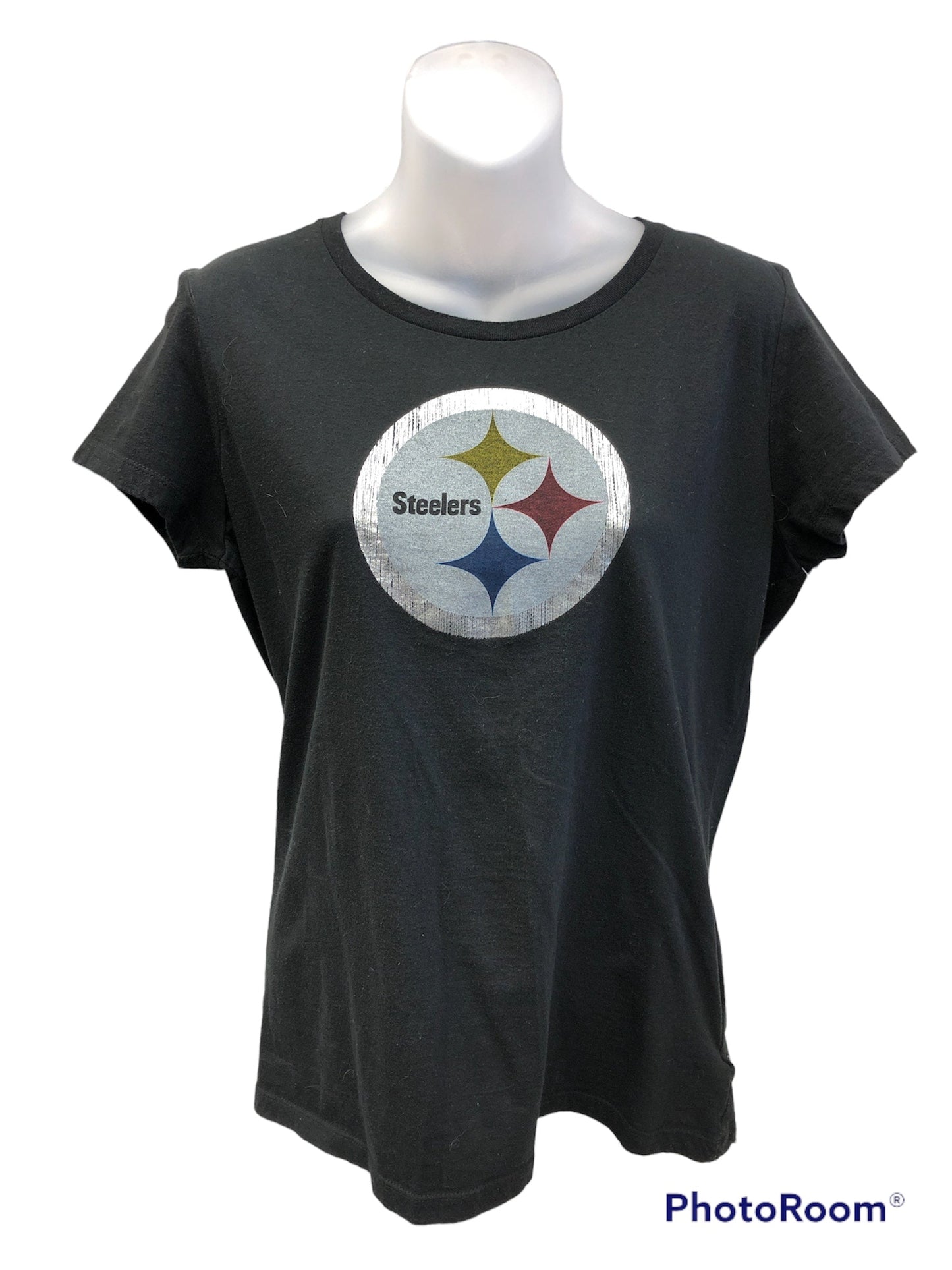 Steelers Top Short Sleeve Basic By Majestic  Size: L