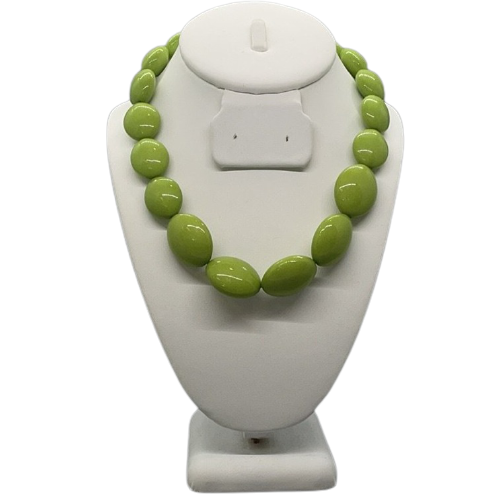 Lime Green Chunky Bead Necklace by Clothes Mentor