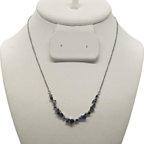 Blue Gem Choker Necklace by Ann Taylor