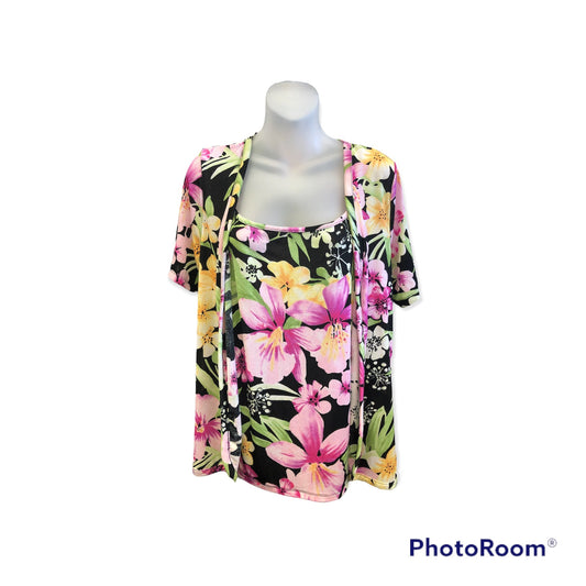 Top Short Sleeve By Jaclyn Smith  Size: L