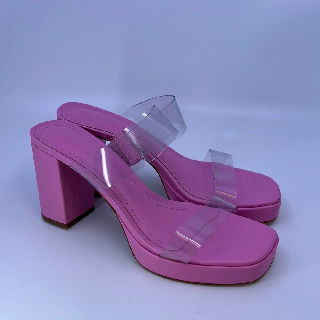 Sandals Heels Block By Cmb  Size: 7